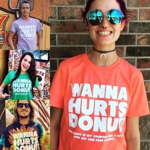 WANT A HURTS DONUT/Wear it and Get a FREE Donut Size Small